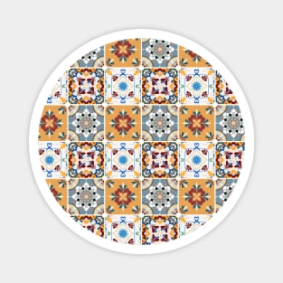 Azulejo #8- vector Portuguese Moorish pattern Magnet